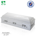 JS-A277 alta qualidade puro branco caixão feito em china